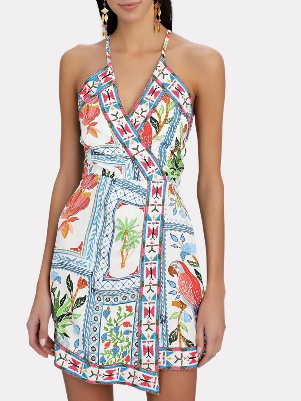 Farm Rio Embroidered Mini Dress - Picture 3 of 5